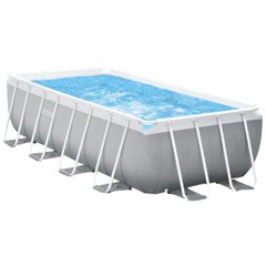 Каркасний басейн Intex 26788 (400х200х100 см) з картриджним фільтром та драбиною ap18153 фото