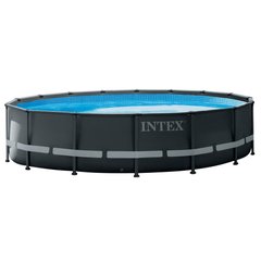 Каркасний басейн Intex 26326 ULTRA XTR (488х122 см) з пісочним фільтром, драбиною та тентом ap18097 фото