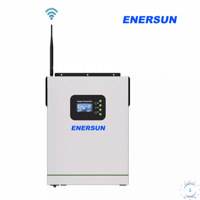 Гібридний інвертор + контролер заряду від сонячних панелей + АС зарядка (функція ДБЖ) ENERSUN - HB3224 3.2 kWh 23072049 фото