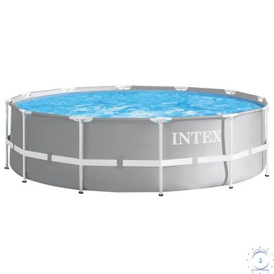 Каркасний басейн Intex 26716 Premium (366х99 см) з картриджним фільтром та драбиною ap18135 фото