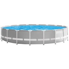 Каркасный бассейн Intex 26732 Premium (549х122 см) с картриджным фильтром, стремянкой и тентом ap18149 фото