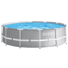 Каркасний басейн Intex 26716 Premium (366х99 см) з картриджним фільтром та драбиною ap18135 фото